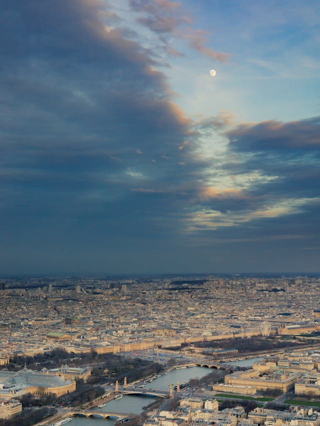 Moon over Paris