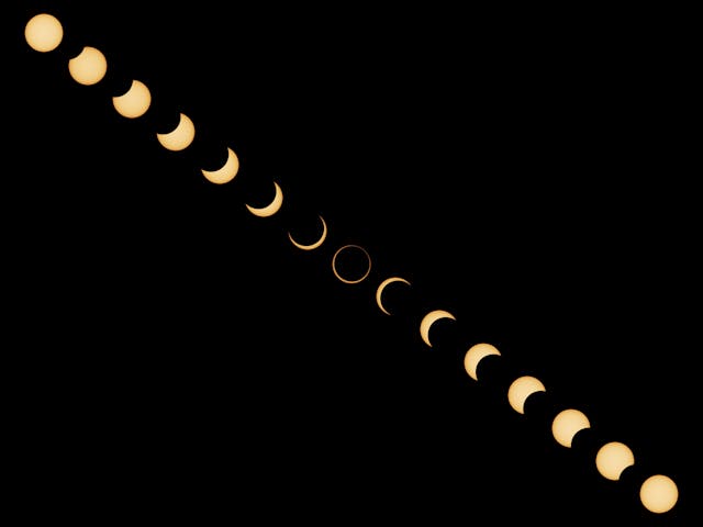 Annular Solar Eclipse Line 10-14-2023